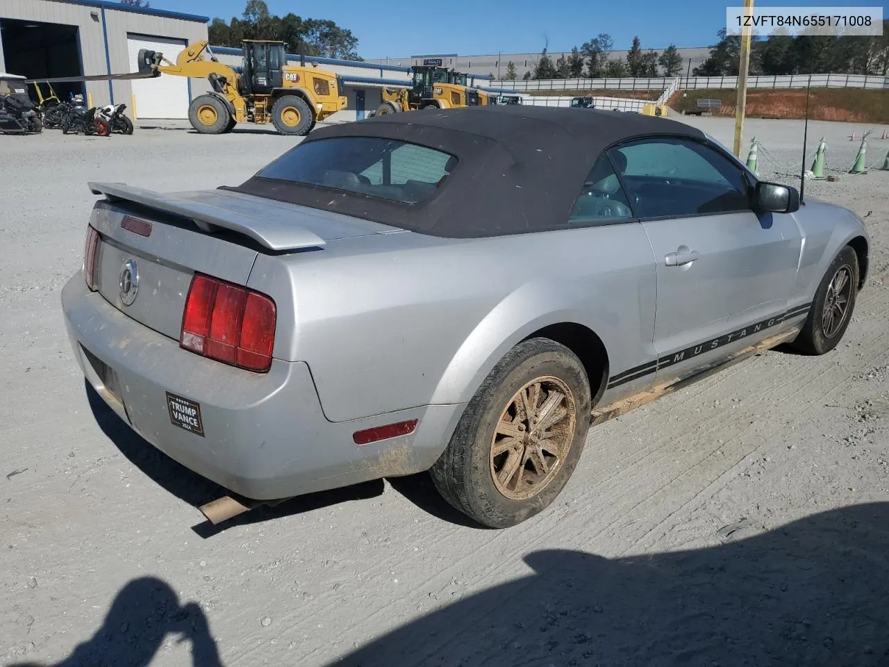 2005 Ford Mustang VIN: 1ZVFT84N655171008 Lot: 76676604