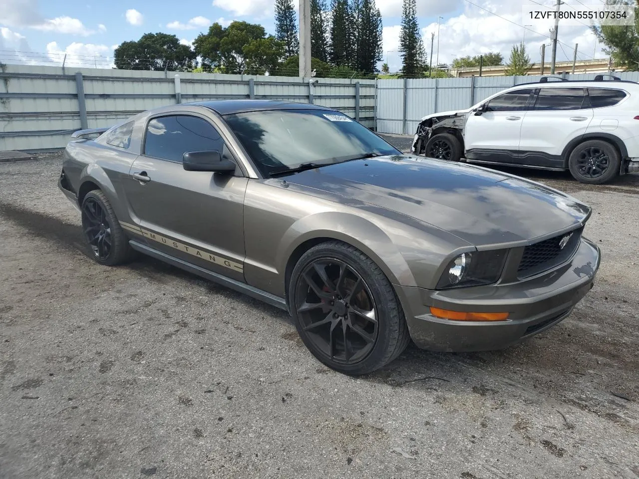 2005 Ford Mustang VIN: 1ZVFT80N555107354 Lot: 77069454