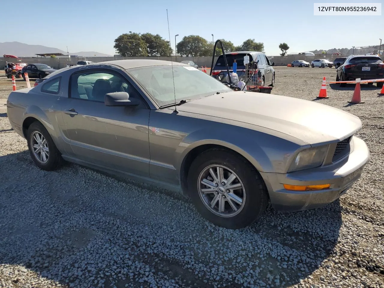 2005 Ford Mustang VIN: 1ZVFT80N955236942 Lot: 79060474