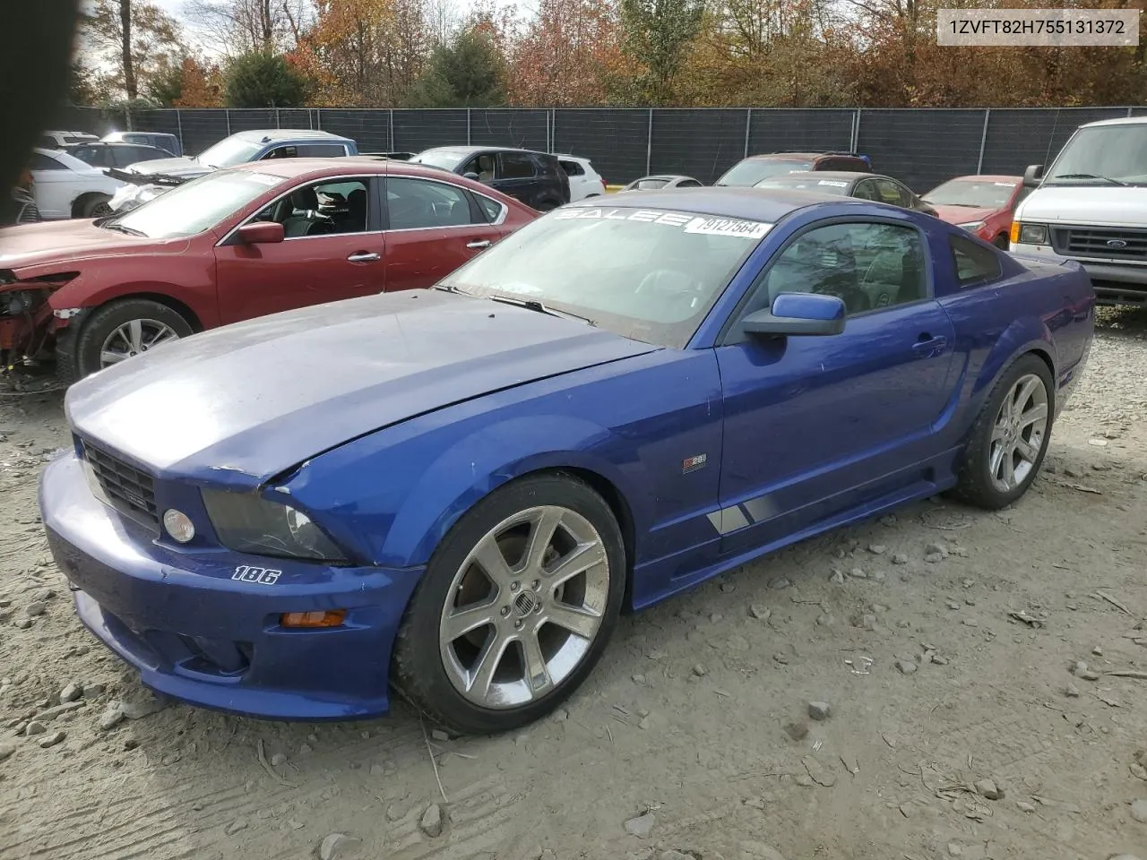 2005 Ford Mustang Gt VIN: 1ZVFT82H755131372 Lot: 79127564