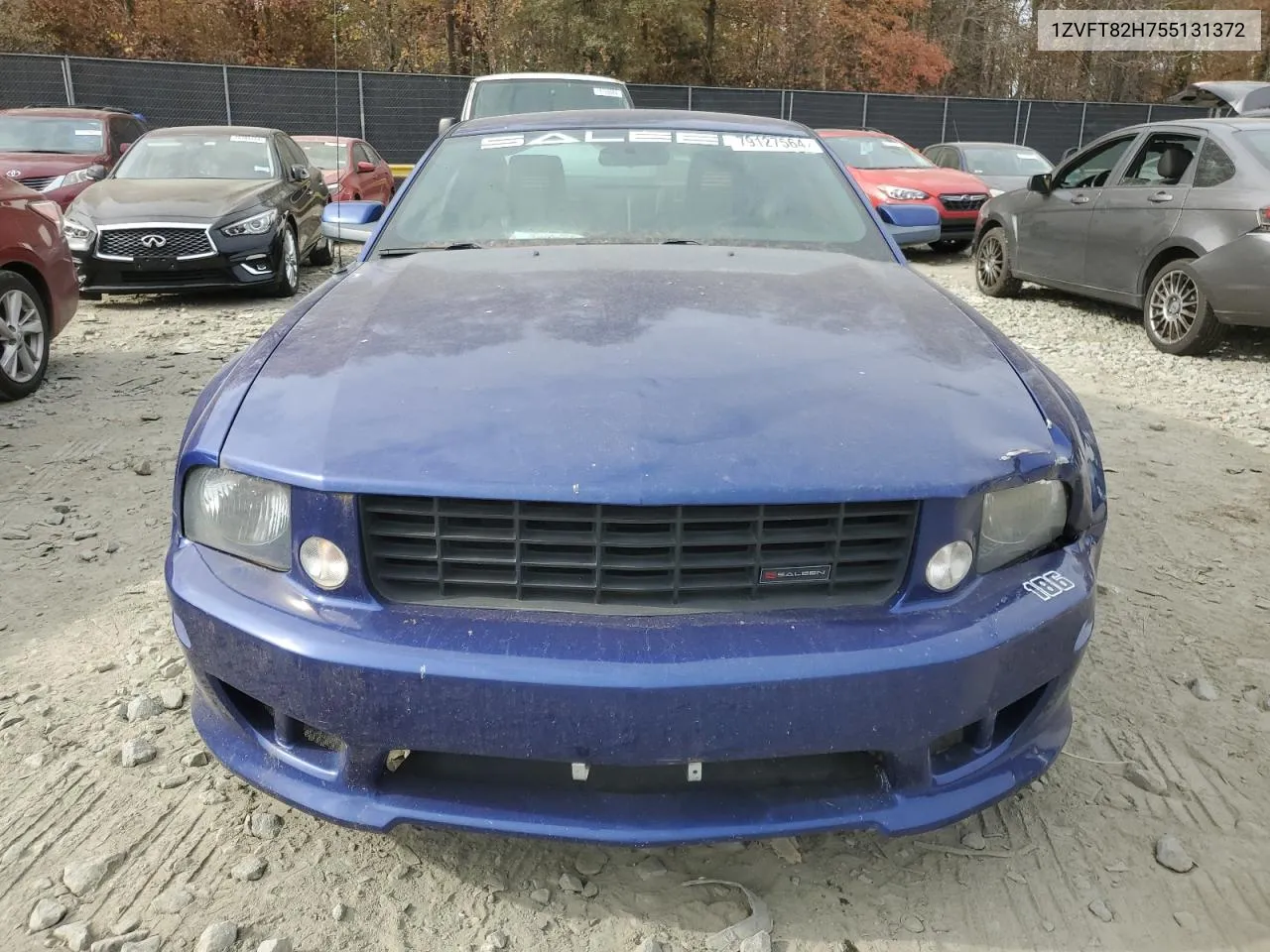 2005 Ford Mustang Gt VIN: 1ZVFT82H755131372 Lot: 79127564