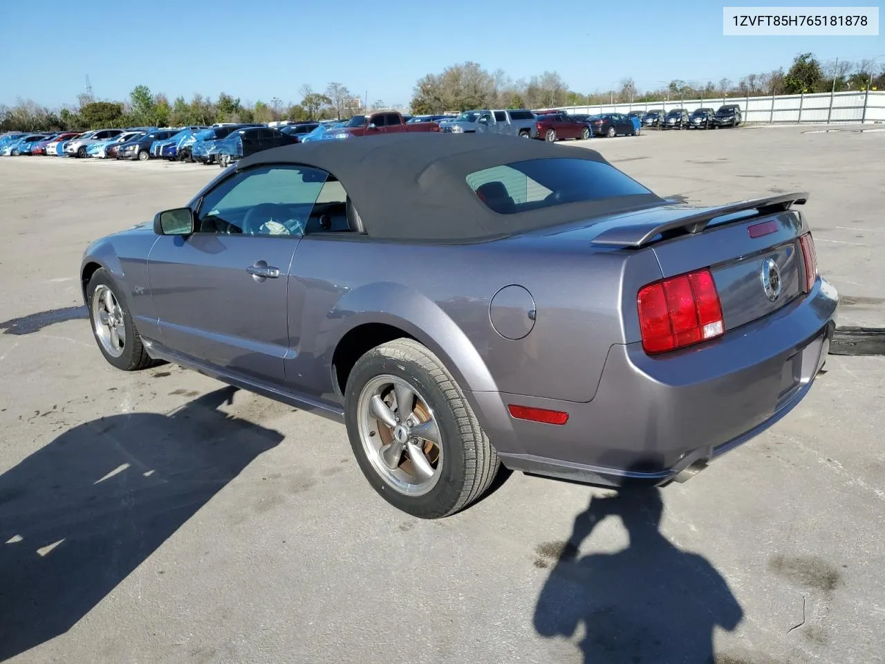 2006 Ford Mustang Gt VIN: 1ZVFT85H765181878 Lot: 43771494