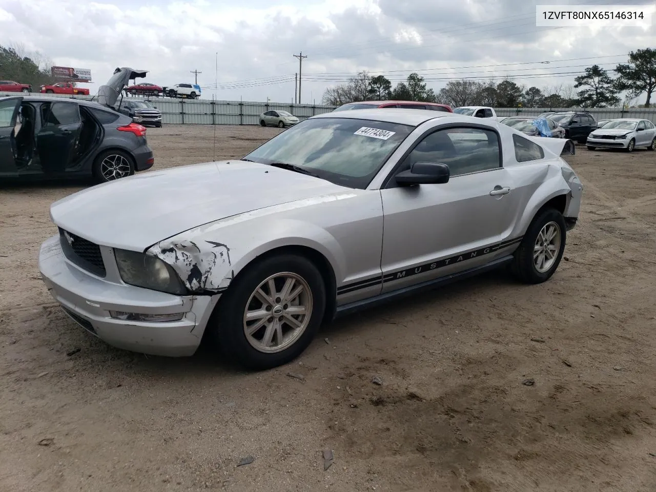 2006 Ford Mustang VIN: 1ZVFT80NX65146314 Lot: 44774304