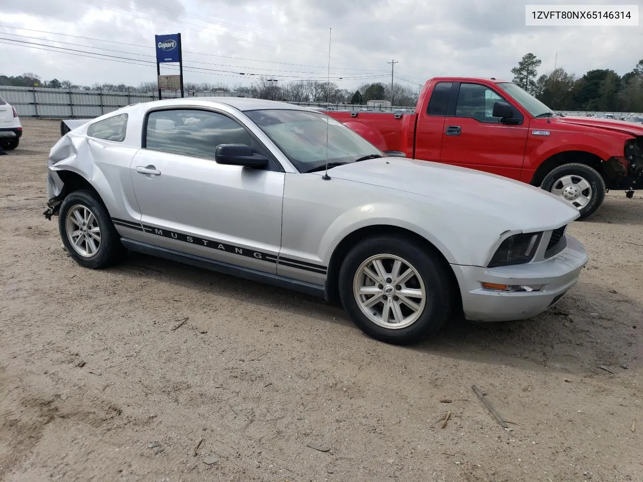 2006 Ford Mustang VIN: 1ZVFT80NX65146314 Lot: 44774304