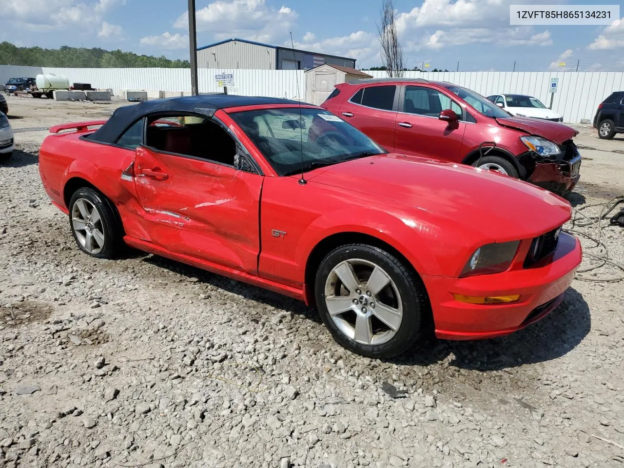 2006 Ford Mustang Gt VIN: 1ZVFT85H865134231 Lot: 55645714