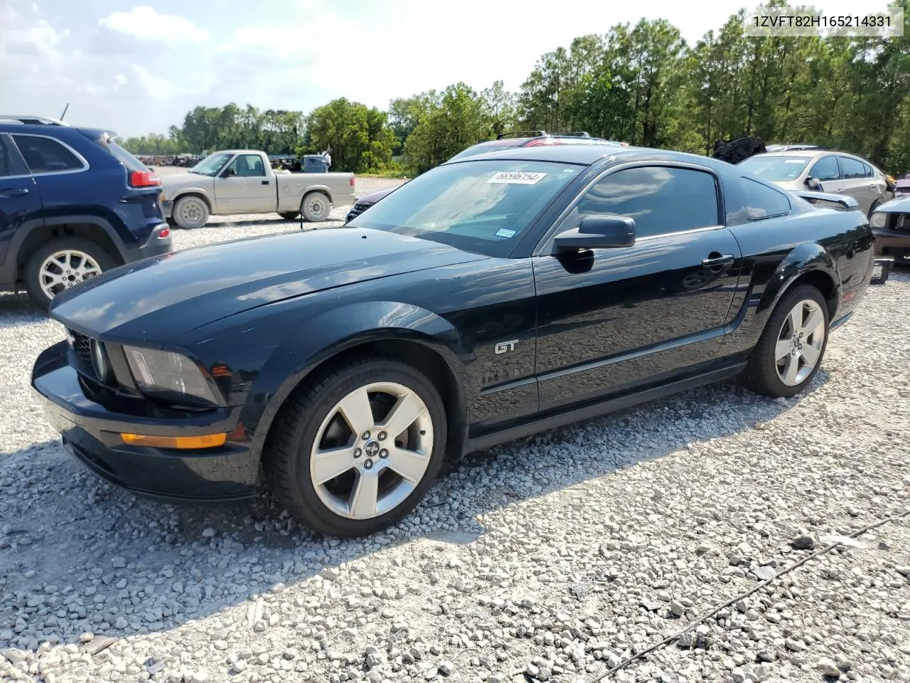 2006 Ford Mustang Gt VIN: 1ZVFT82H165214331 Lot: 66596154