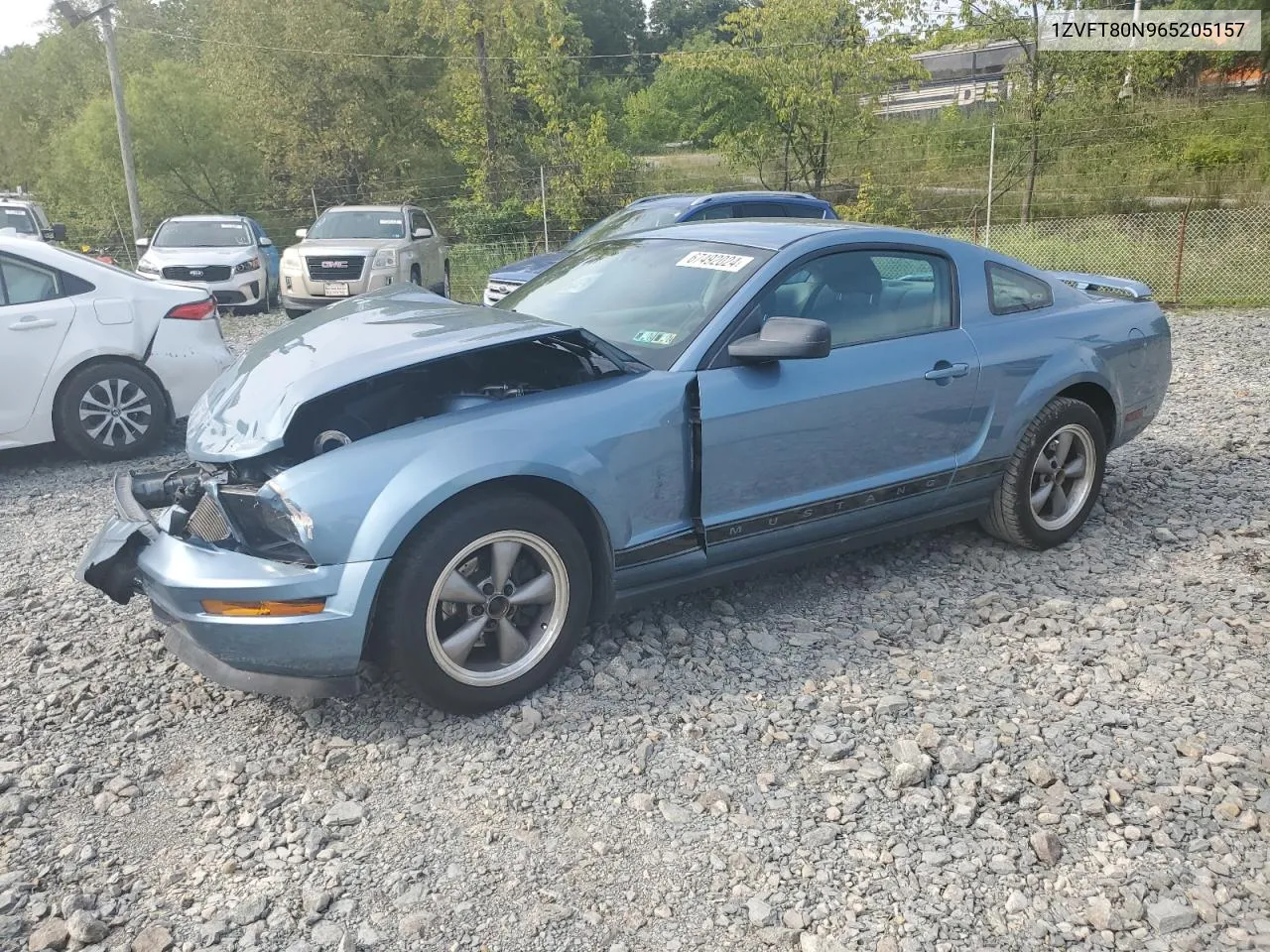 2006 Ford Mustang VIN: 1ZVFT80N965205157 Lot: 67492024