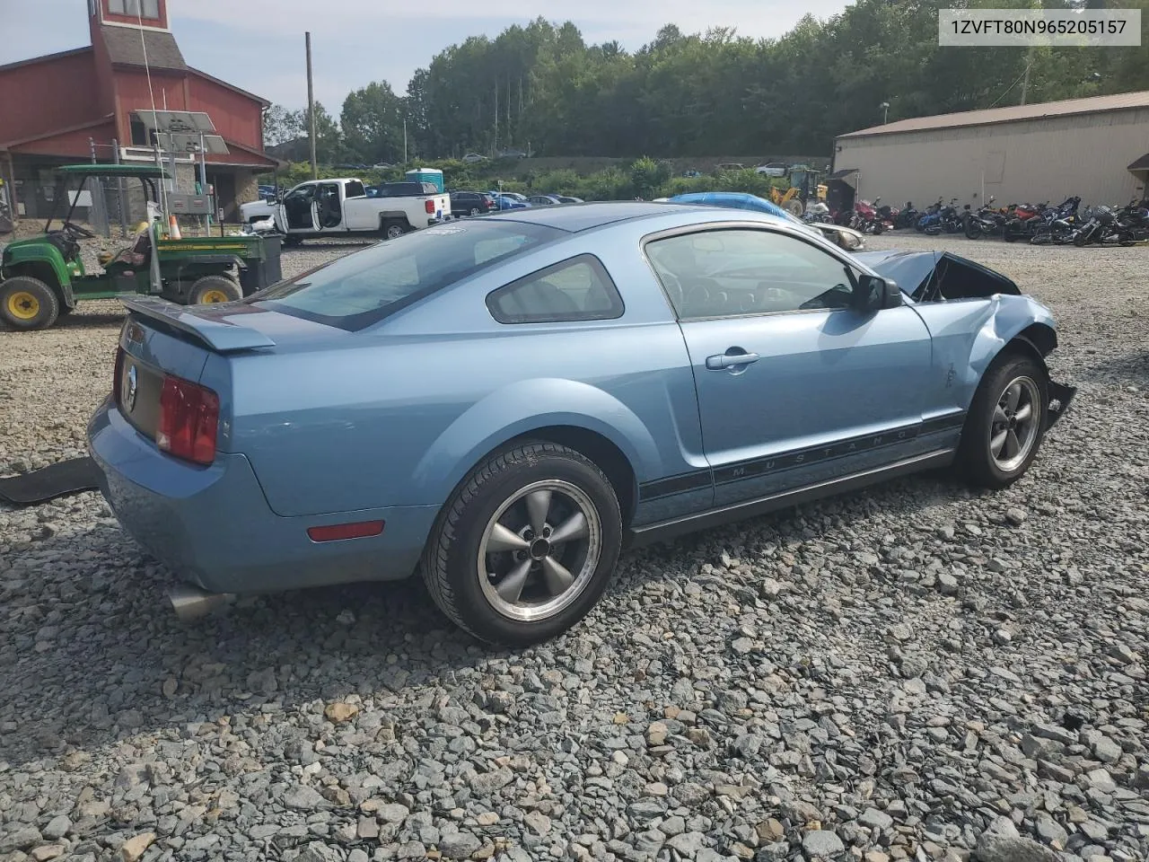 2006 Ford Mustang VIN: 1ZVFT80N965205157 Lot: 67492024