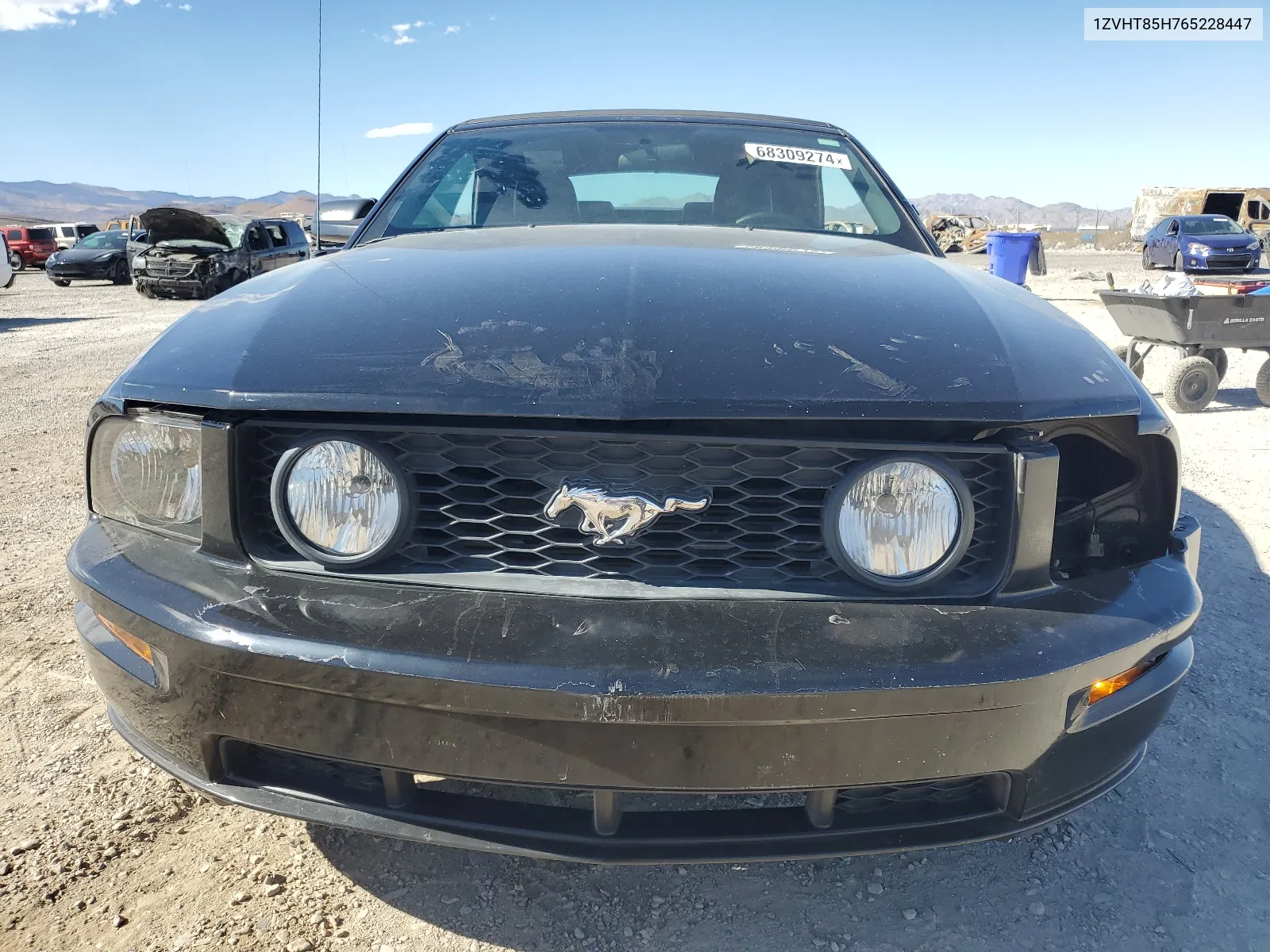 2006 Ford Mustang Gt VIN: 1ZVHT85H765228447 Lot: 68309274