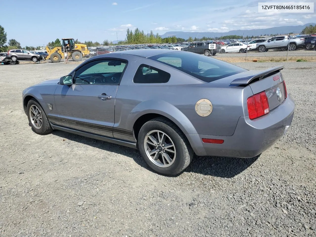 2006 Ford Mustang VIN: 1ZVFT80N465185416 Lot: 68942374