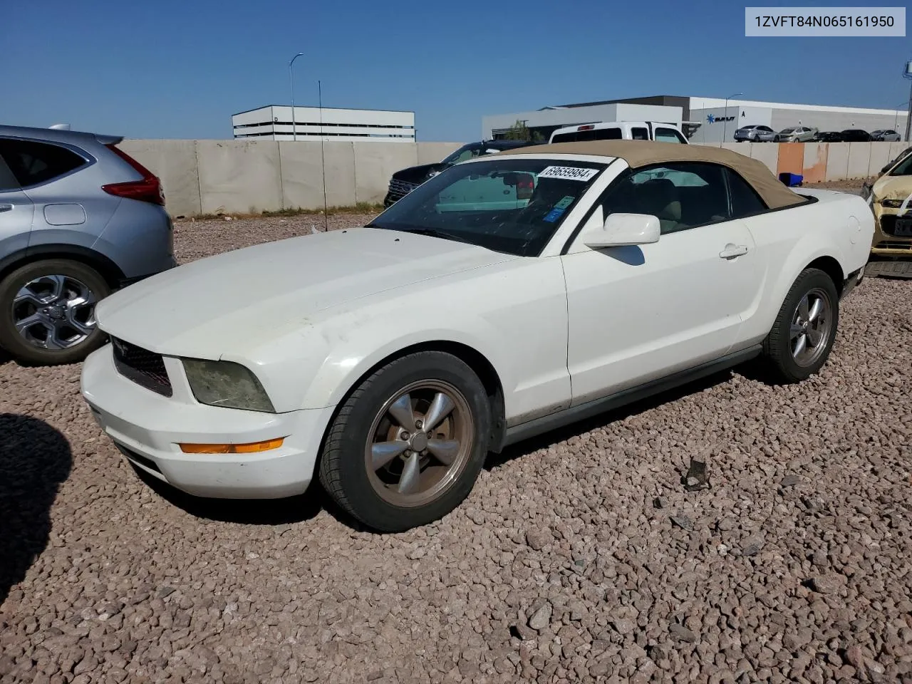 2006 Ford Mustang VIN: 1ZVFT84N065161950 Lot: 69659984