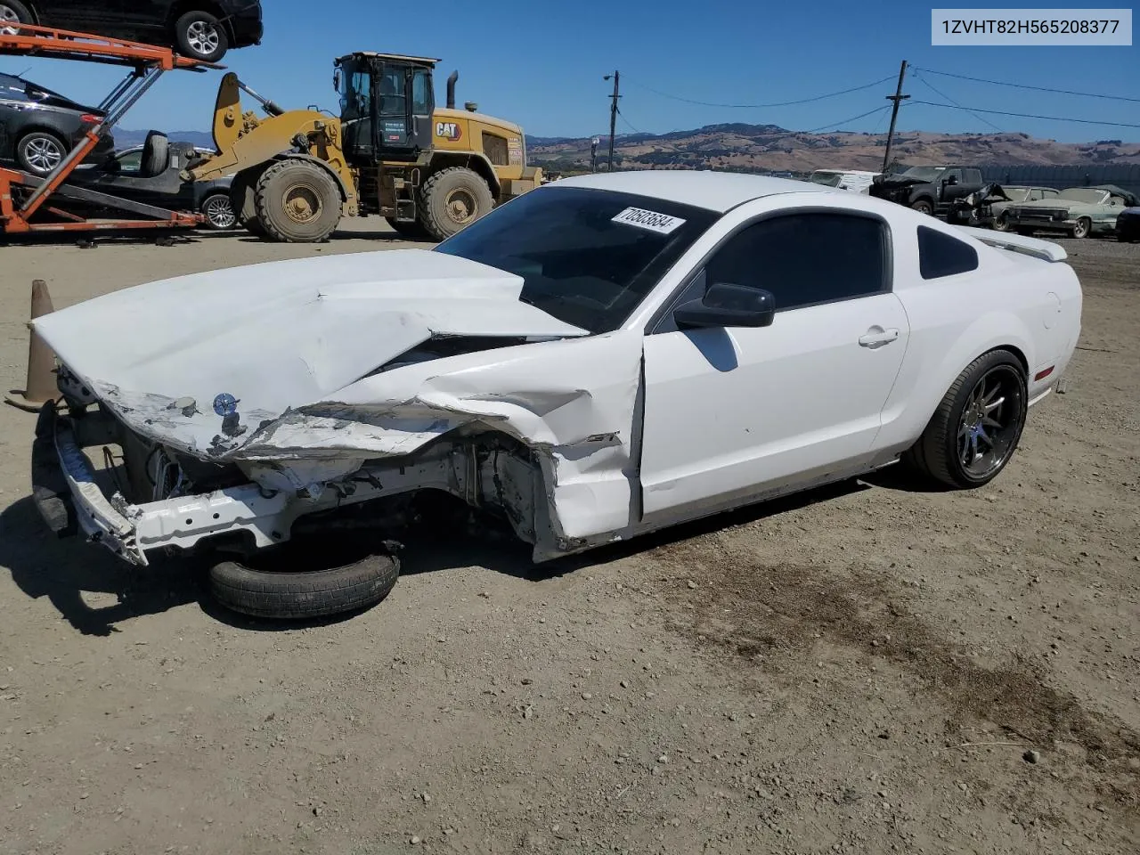 2006 Ford Mustang Gt VIN: 1ZVHT82H565208377 Lot: 70503684