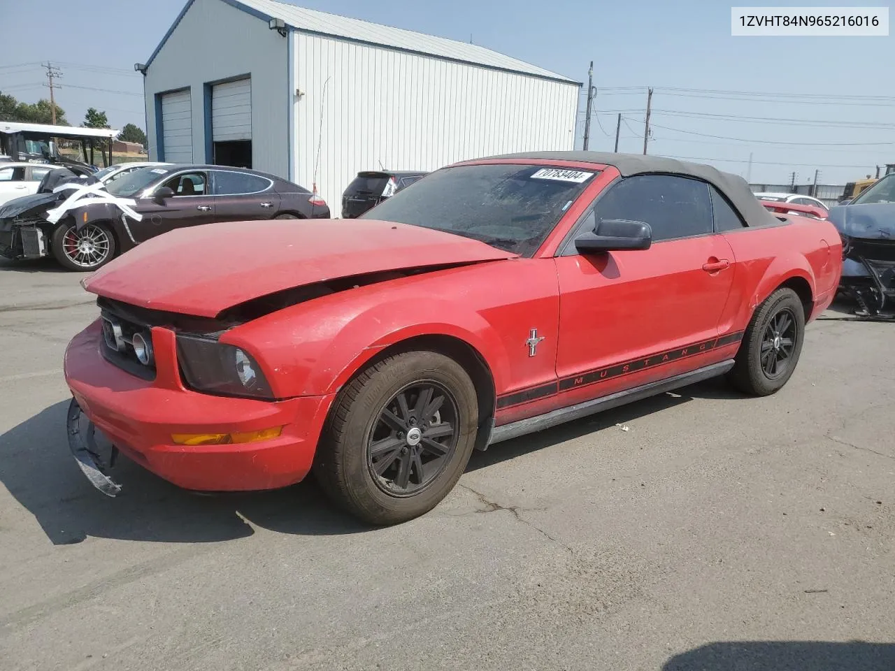 2006 Ford Mustang VIN: 1ZVHT84N965216016 Lot: 70783404