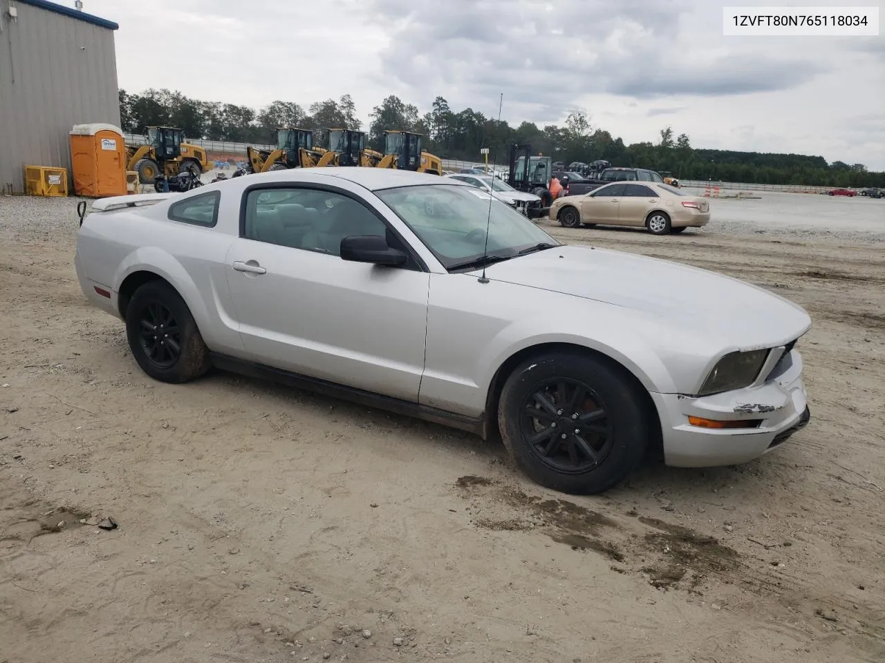 2006 Ford Mustang VIN: 1ZVFT80N765118034 Lot: 71408594