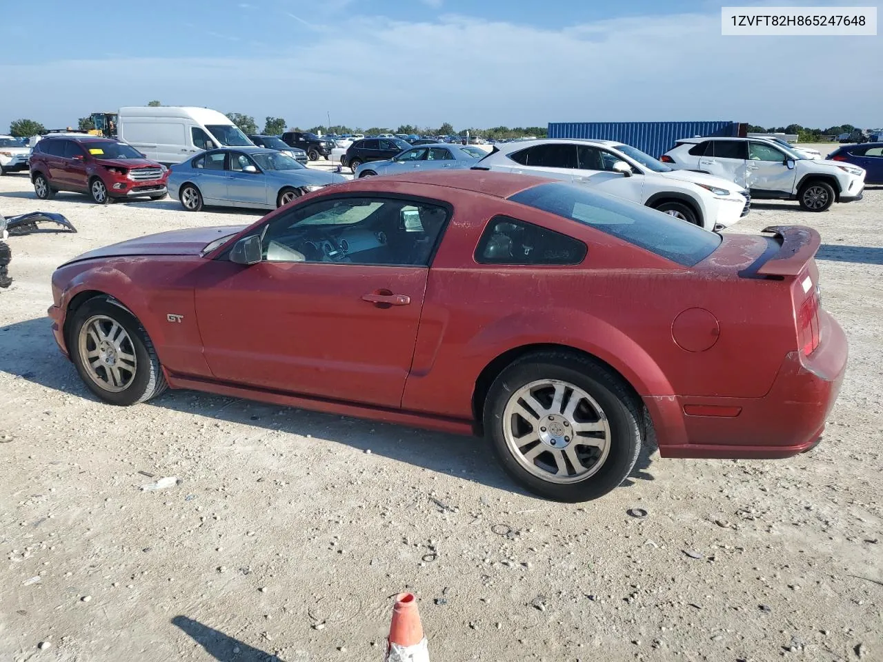 2006 Ford Mustang Gt VIN: 1ZVFT82H865247648 Lot: 71435234