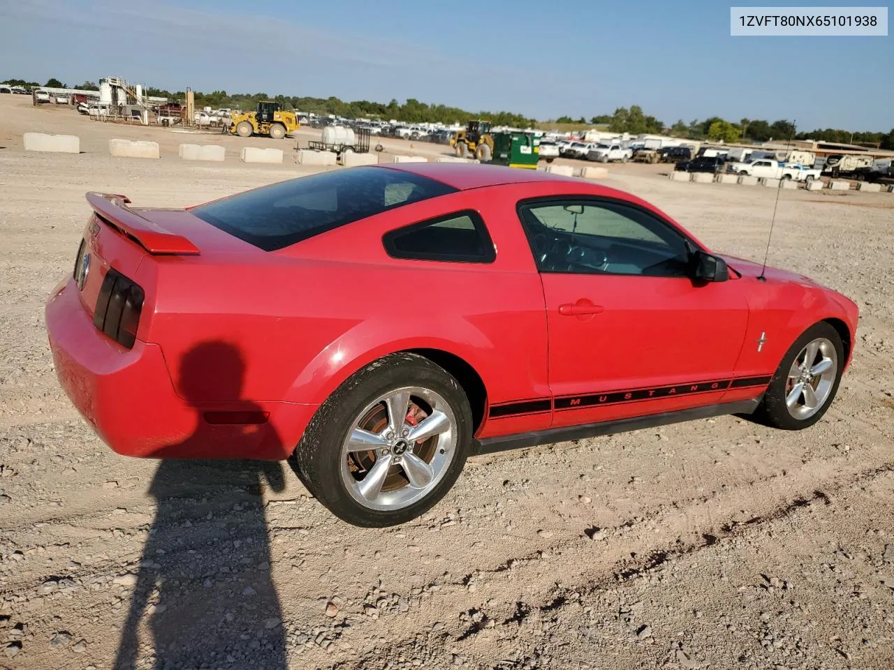 2006 Ford Mustang VIN: 1ZVFT80NX65101938 Lot: 71830474