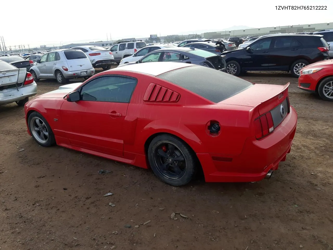 2006 Ford Mustang Gt VIN: 1ZVHT82H765212222 Lot: 72840102