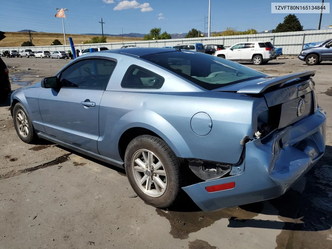 2006 Ford Mustang VIN: 1ZVFT80N165134844 Lot: 73168944