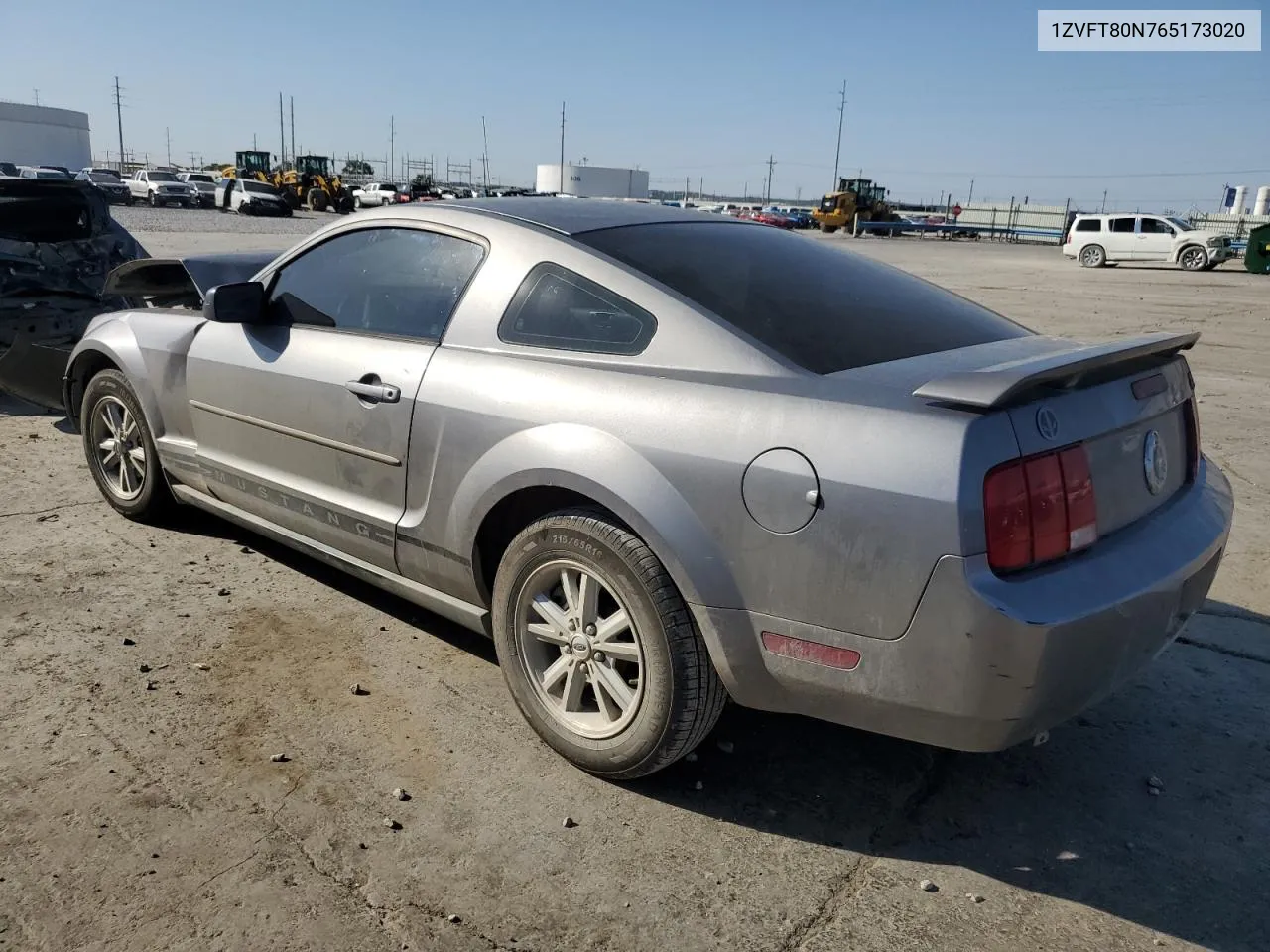 2006 Ford Mustang VIN: 1ZVFT80N765173020 Lot: 73739514