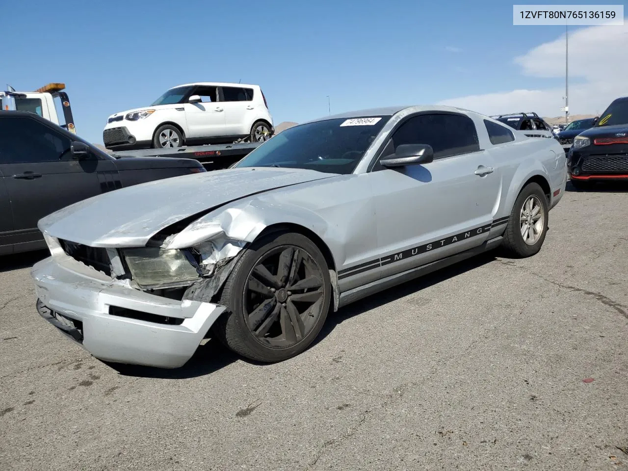 2006 Ford Mustang VIN: 1ZVFT80N765136159 Lot: 74796964