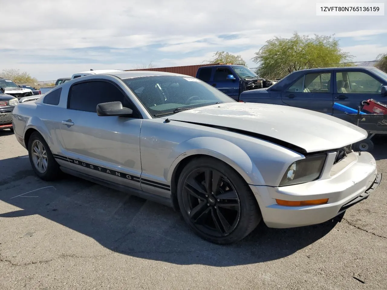 2006 Ford Mustang VIN: 1ZVFT80N765136159 Lot: 74796964