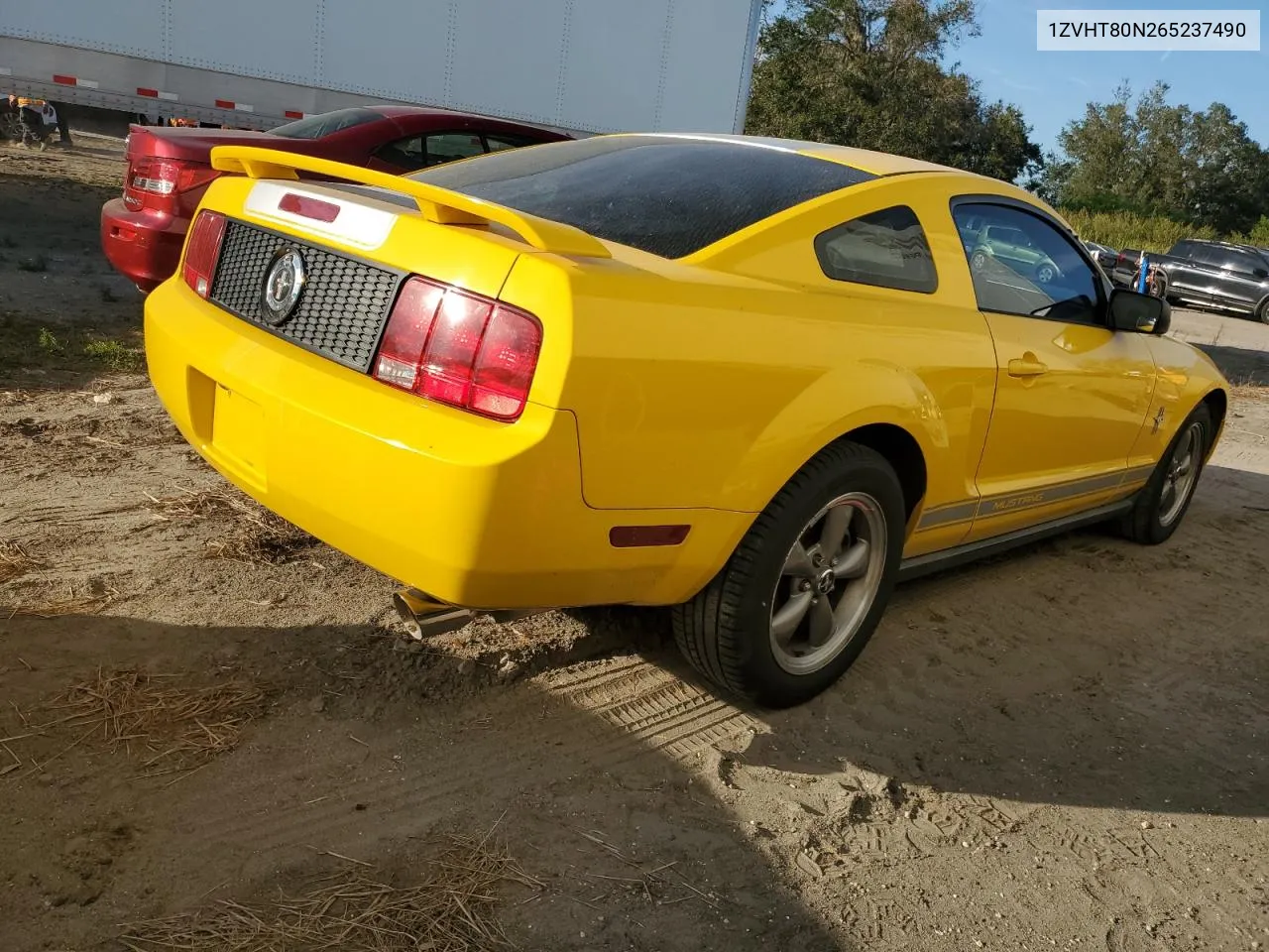 2006 Ford Mustang VIN: 1ZVHT80N265237490 Lot: 75167664