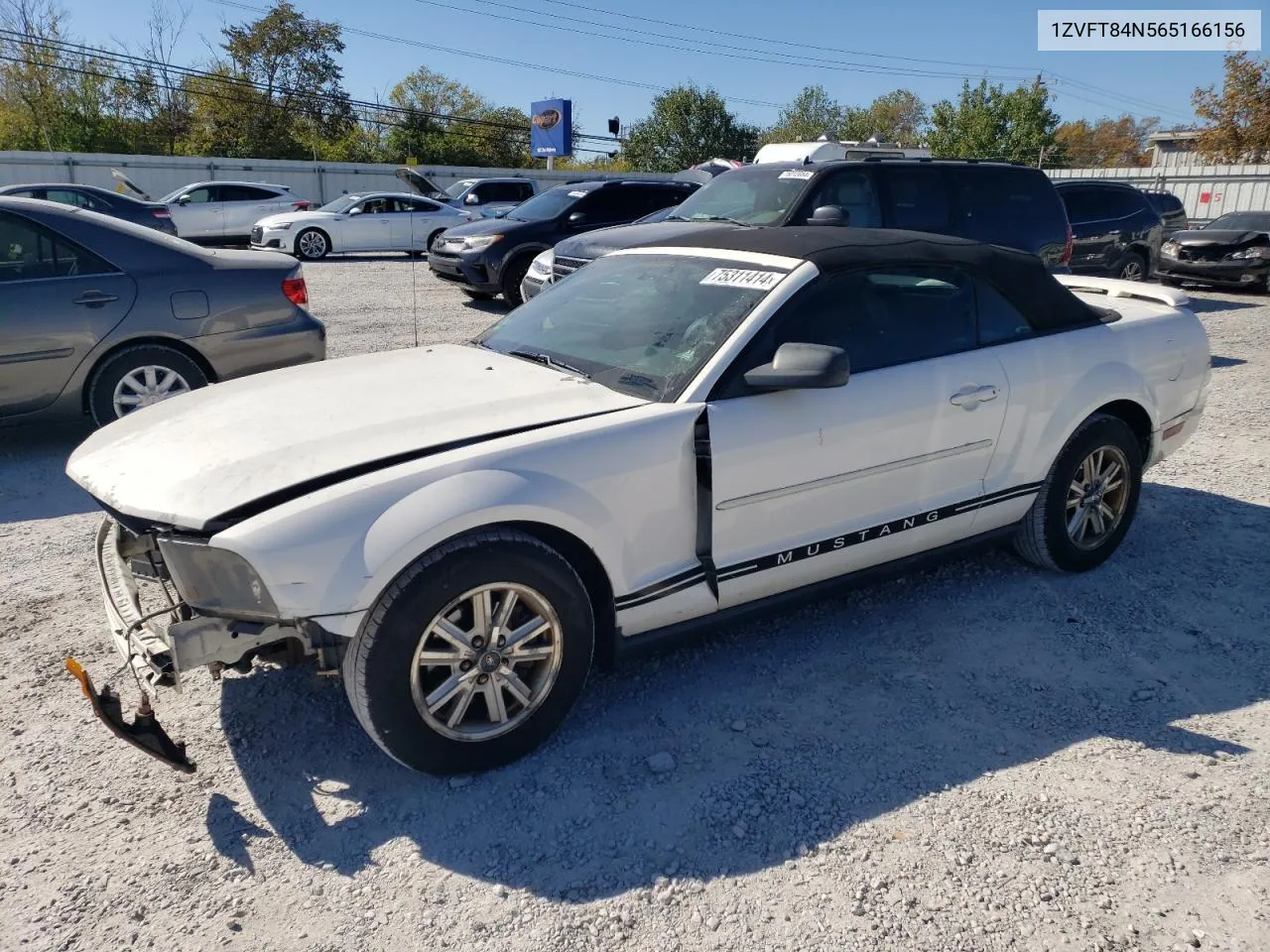 2006 Ford Mustang VIN: 1ZVFT84N565166156 Lot: 75311414