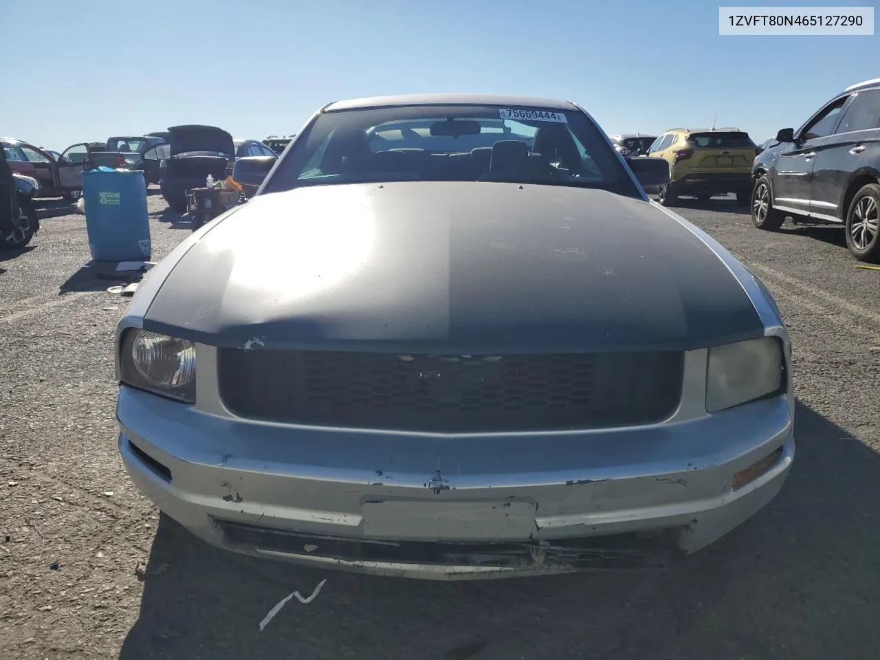 2006 Ford Mustang VIN: 1ZVFT80N465127290 Lot: 75669444