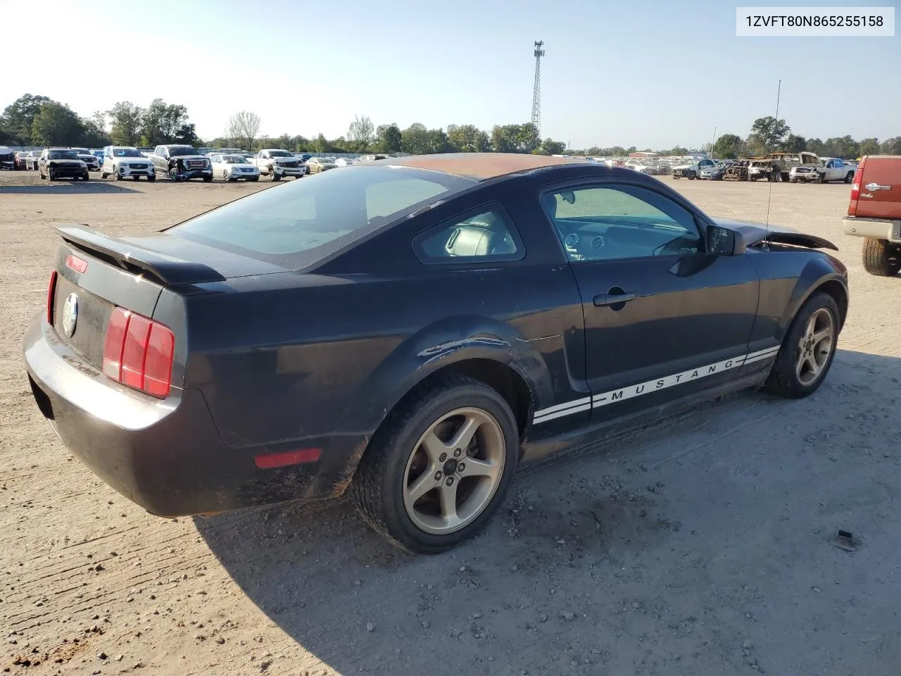 2006 Ford Mustang VIN: 1ZVFT80N865255158 Lot: 75948224