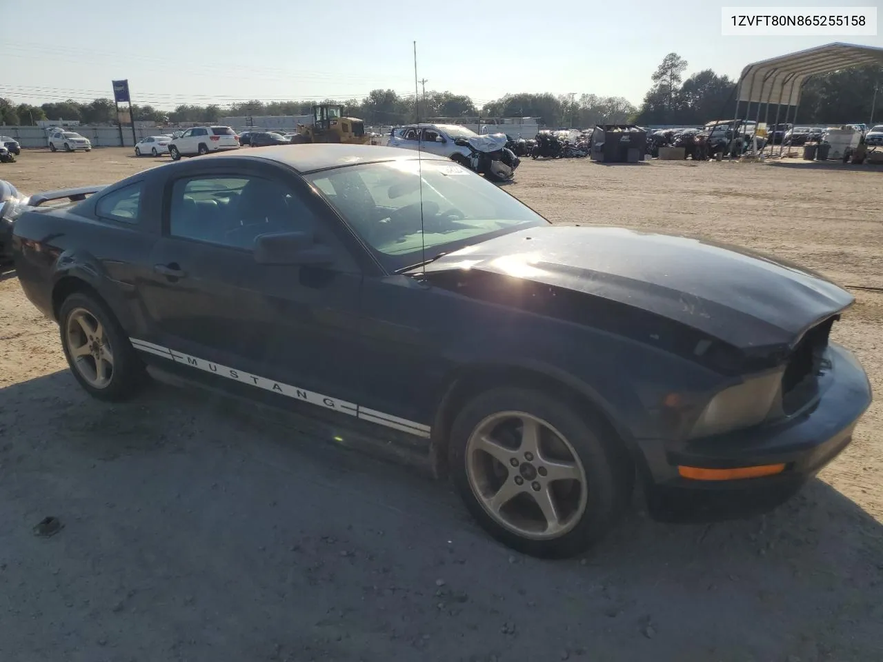 2006 Ford Mustang VIN: 1ZVFT80N865255158 Lot: 75948224