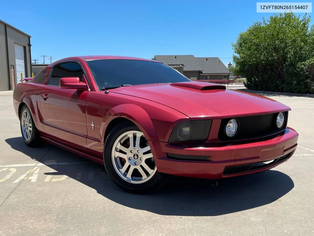 2006 Ford Mustang VIN: 1ZVFT80N265154407 Lot: 76563084