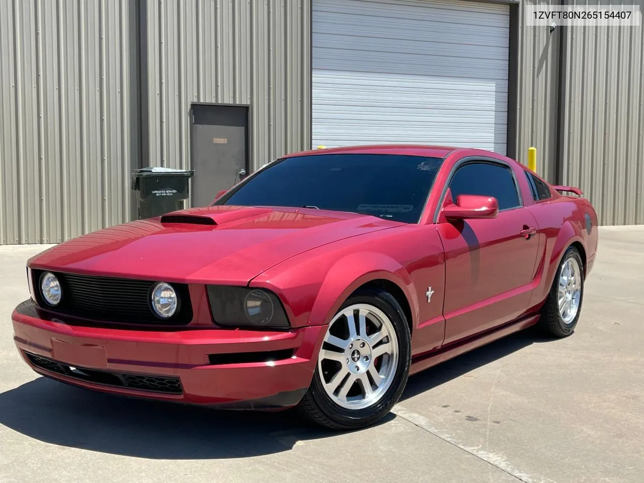 2006 Ford Mustang VIN: 1ZVFT80N265154407 Lot: 76563084