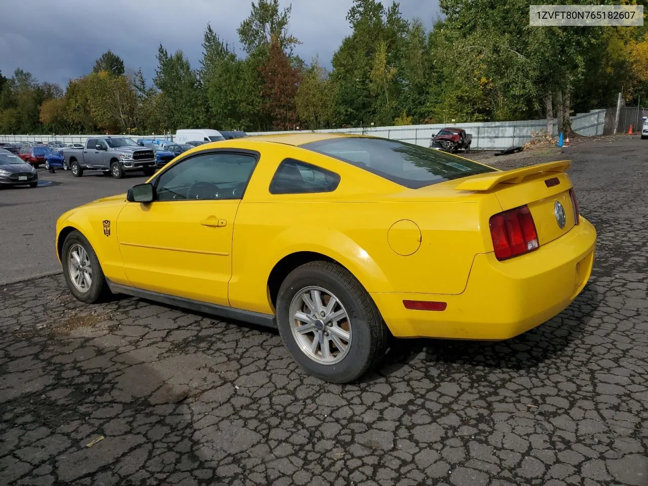 2006 Ford Mustang VIN: 1ZVFT80N765182607 Lot: 76845144