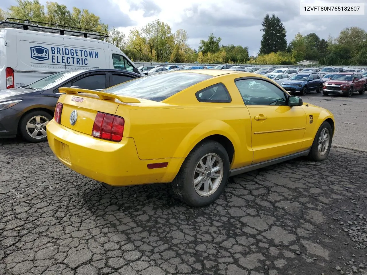 2006 Ford Mustang VIN: 1ZVFT80N765182607 Lot: 76845144