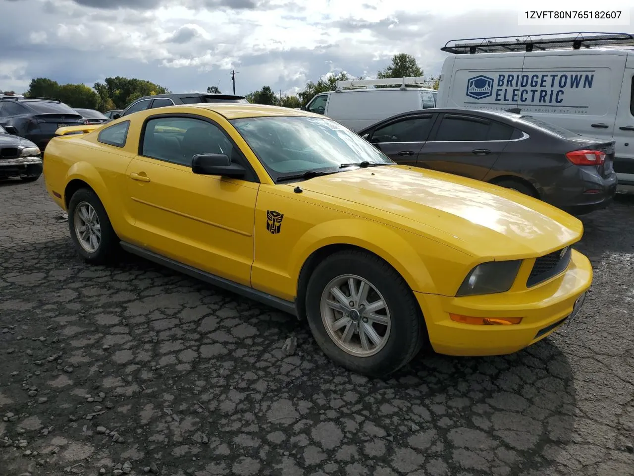 2006 Ford Mustang VIN: 1ZVFT80N765182607 Lot: 76845144