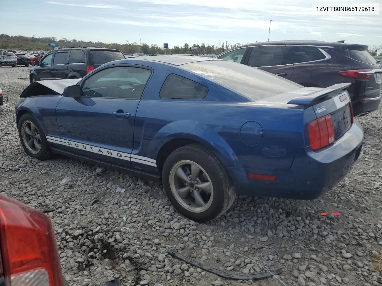 2006 Ford Mustang VIN: 1ZVFT80N865179618 Lot: 76973154