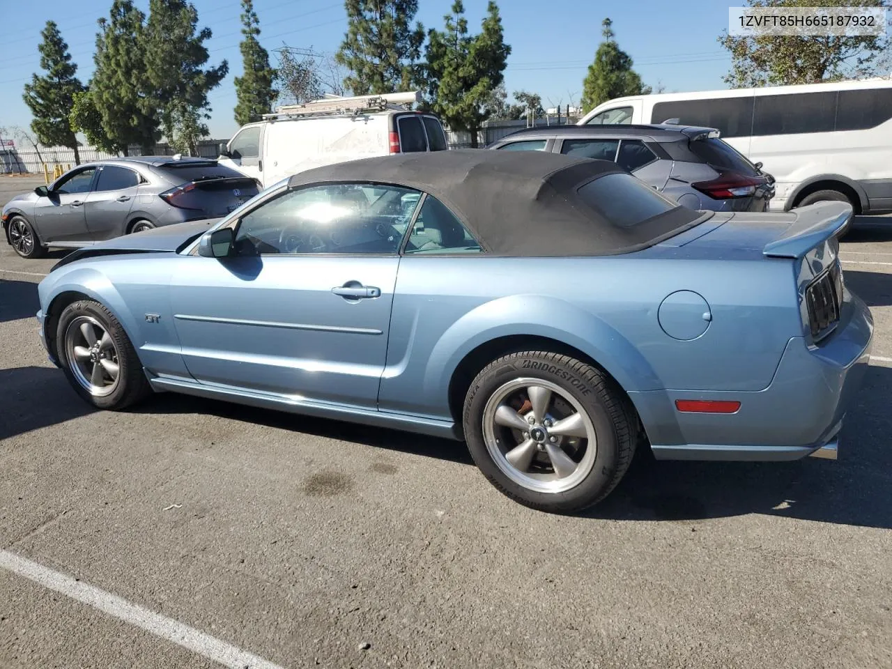 2006 Ford Mustang Gt VIN: 1ZVFT85H665187932 Lot: 77042214