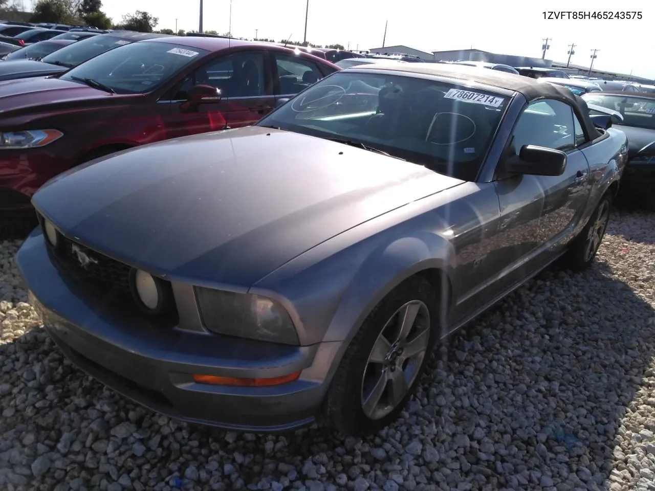 2006 Ford Mustang Gt VIN: 1ZVFT85H465243575 Lot: 78607214