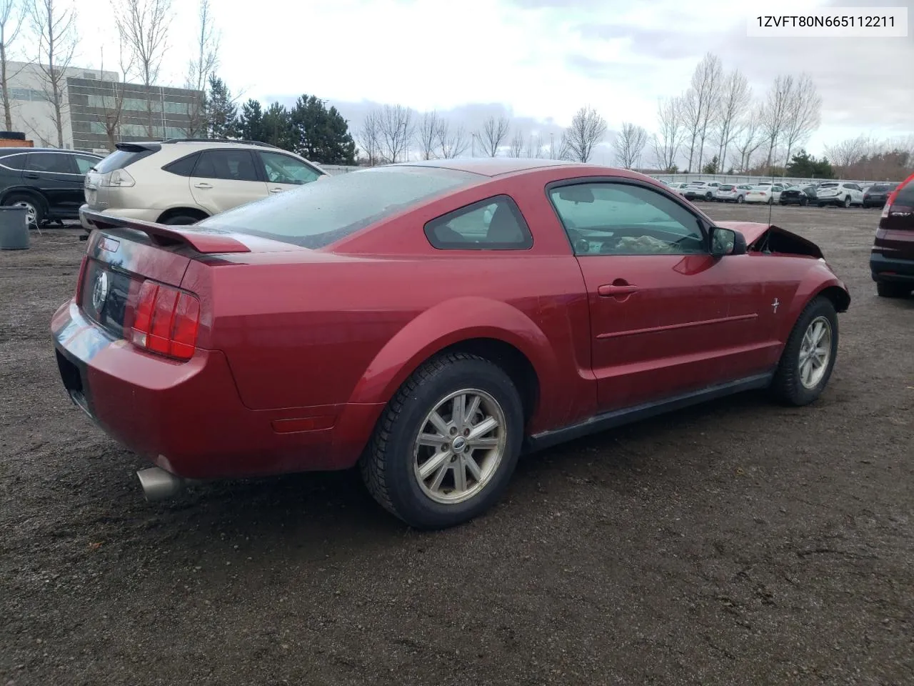 2006 Ford Mustang VIN: 1ZVFT80N665112211 Lot: 79290593