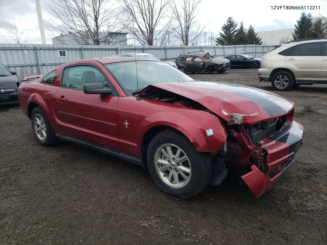 2006 Ford Mustang VIN: 1ZVFT80N665112211 Lot: 79290593