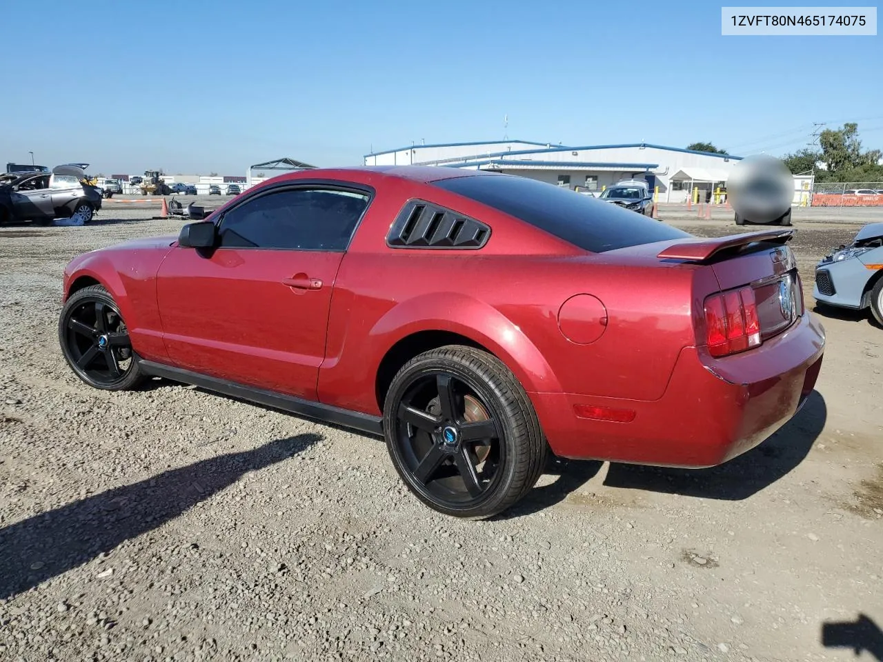 2006 Ford Mustang VIN: 1ZVFT80N465174075 Lot: 80234114