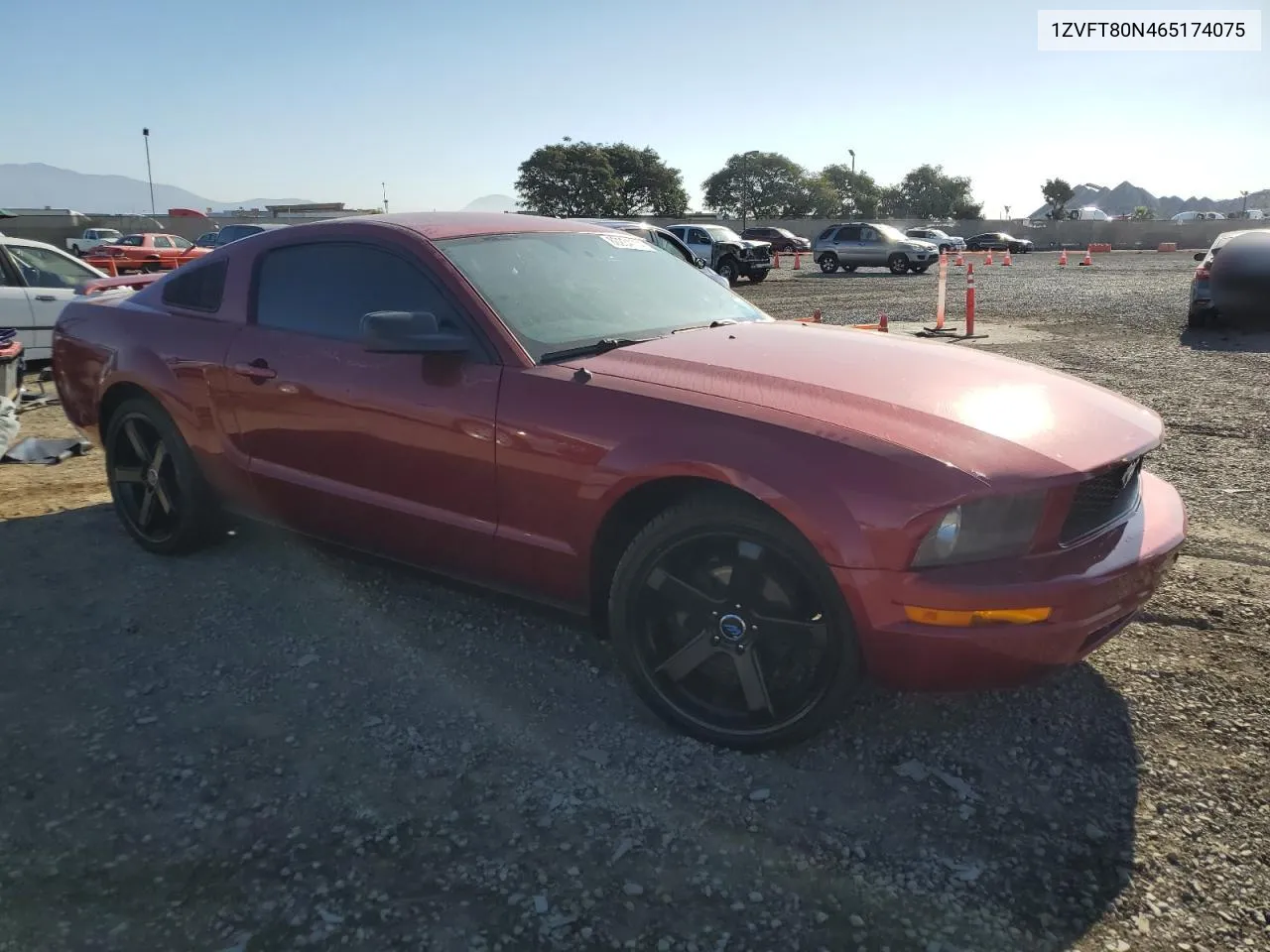 2006 Ford Mustang VIN: 1ZVFT80N465174075 Lot: 80234114