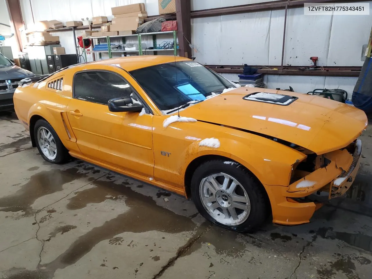 2007 Ford Mustang Gt VIN: 1ZVFT82H775343451 Lot: 39312784