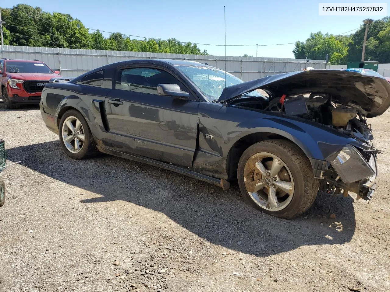 2007 Ford Mustang Gt VIN: 1ZVHT82H475257832 Lot: 57909454