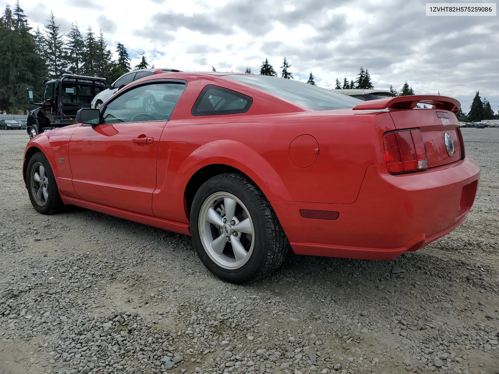 2007 Ford Mustang Gt VIN: 1ZVHT82H575259086 Lot: 61957224