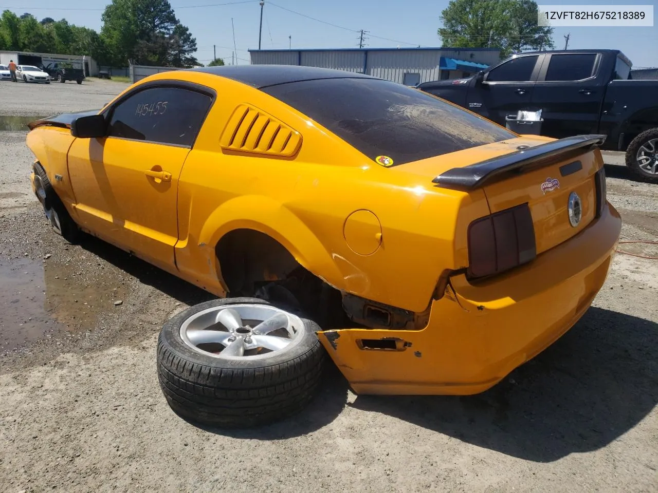 2007 Ford Mustang Gt VIN: 1ZVFT82H675218389 Lot: 64189944