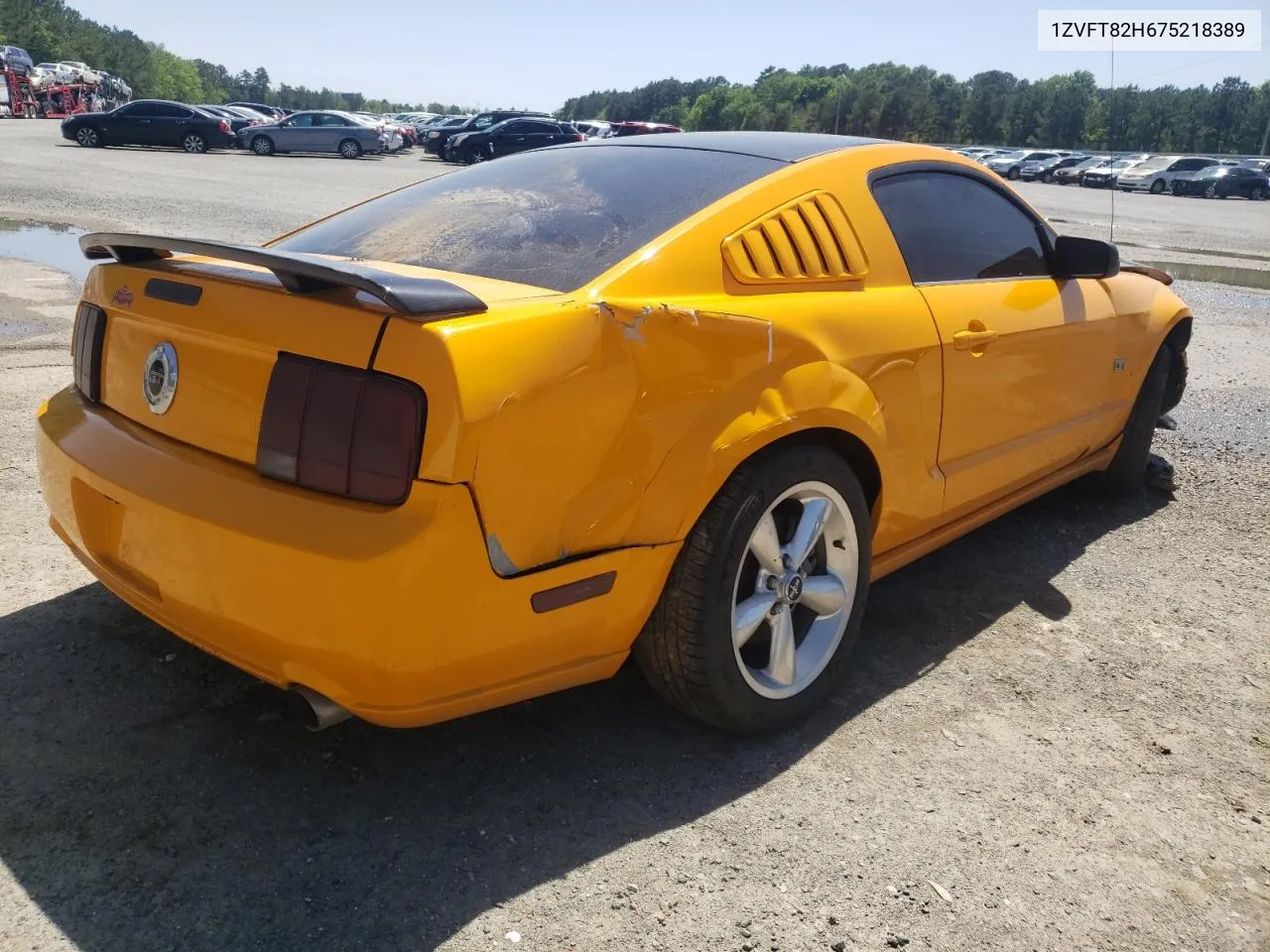 2007 Ford Mustang Gt VIN: 1ZVFT82H675218389 Lot: 64189944