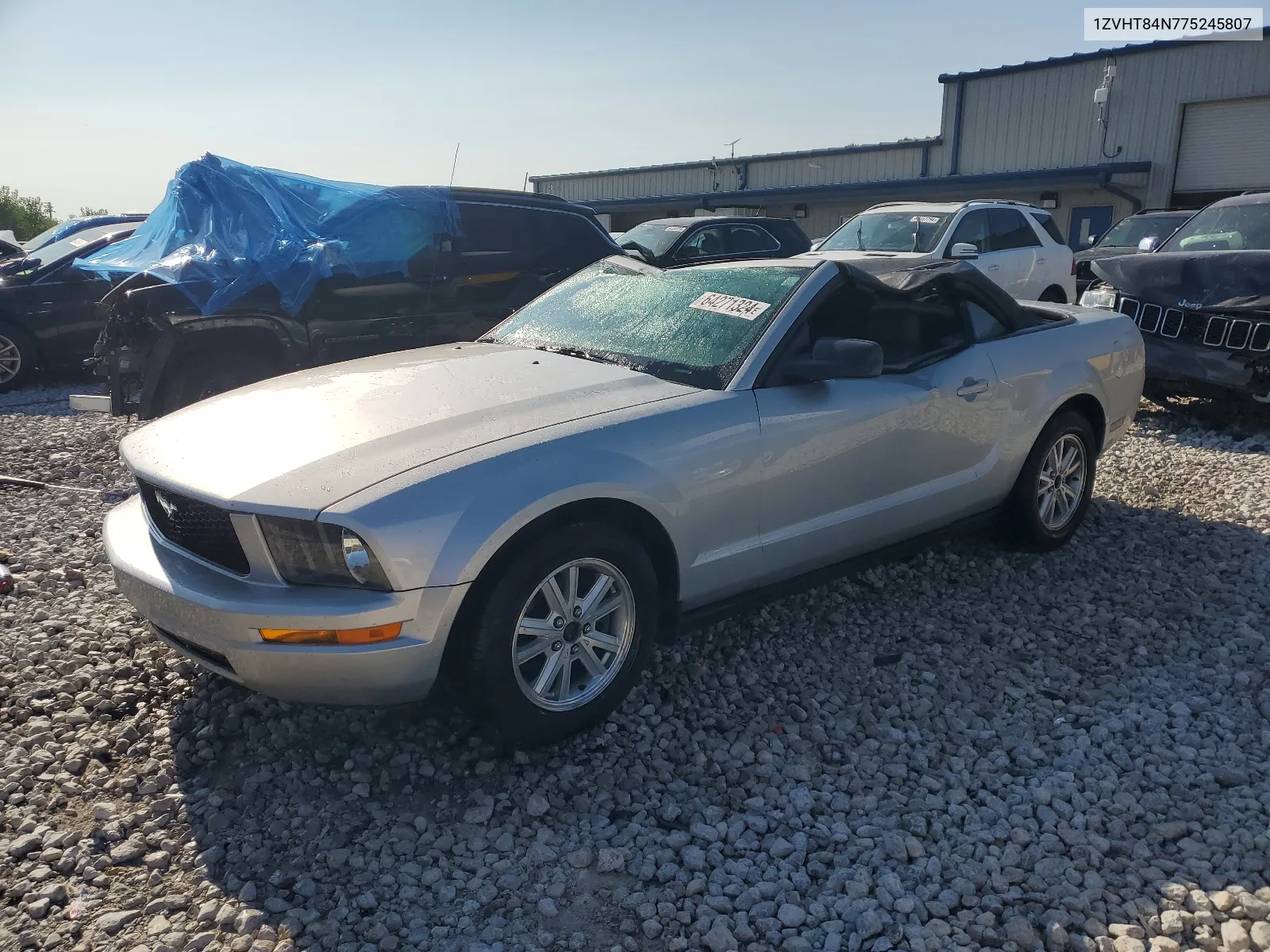 2007 Ford Mustang VIN: 1ZVHT84N775245807 Lot: 64271324