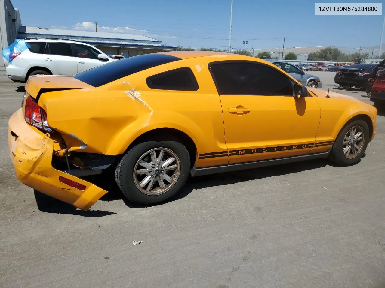 2007 Ford Mustang VIN: 1ZVFT80N575284800 Lot: 66364794