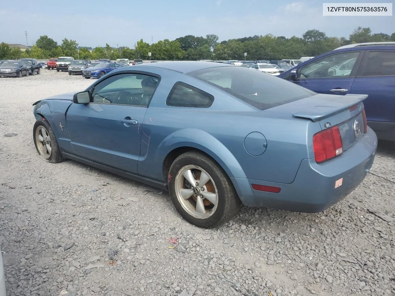 2007 Ford Mustang VIN: 1ZVFT80N575363576 Lot: 66460584